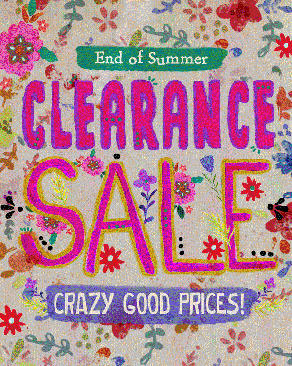 ENDOFSUMMERCLEARANCESALEGRAPHIC