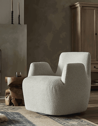 Reed Swivel Chair