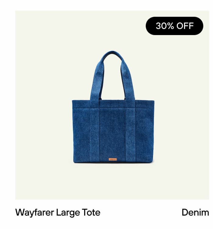 Wayfarer Large Tote Denim