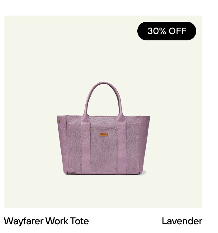 Wayfarer Work Tote Lavender