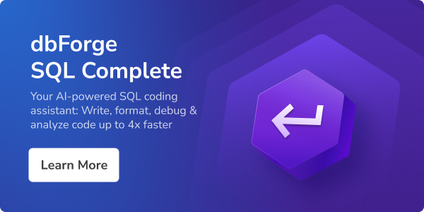 dbForge SQL Complete