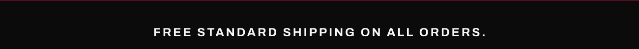 Header text, “Free standard shipping on all orders.”
