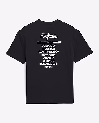 Classic Fit Cotton Express Tour Graphic T-Shirt