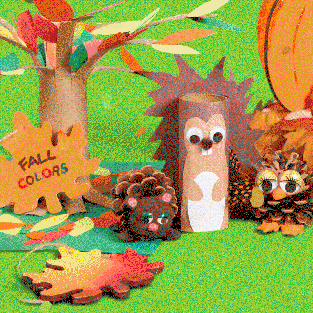 Fall in to Creativity with fall crafts!