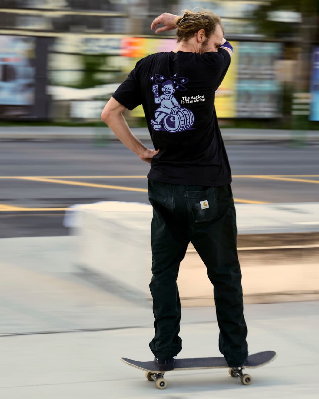 Carhartt WIP Touring the True North - Grape Picker T-Shirt