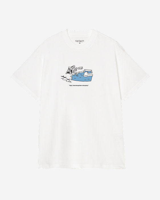 Carhartt WIP Ice Fishing T-Shirt | White