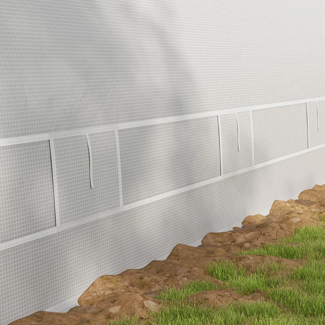 Brandyann 6 x 3(m) Walk-in Polytunnel Greenhouse, Upgraded Structure White