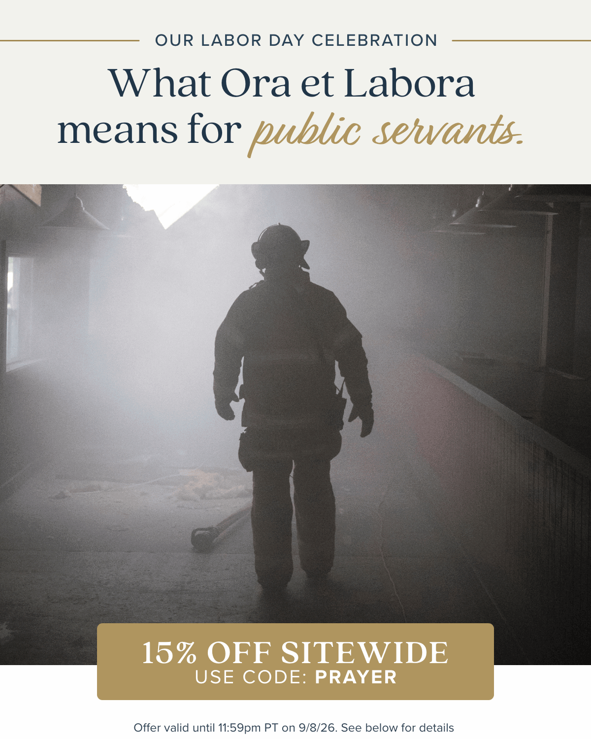 What Ora et Labora means for public servants. 15% Off Sitewide. Use Code: PRAYER