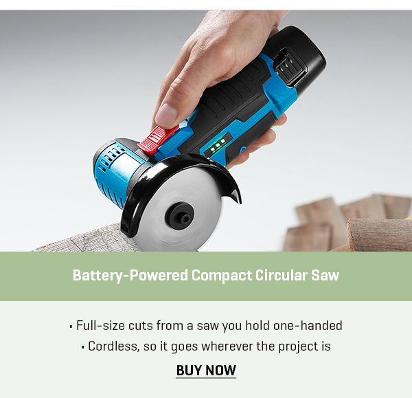 Battery-Powered Compact Circular Saw
