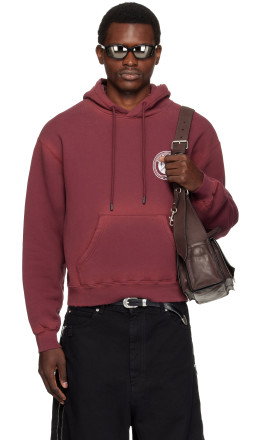Burgundy Heavyweight Gym Hoodie