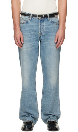 Blue Slate Cut Jeans