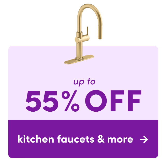 kitchen faucets & more on clearance