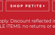 Shop Petite Clearance