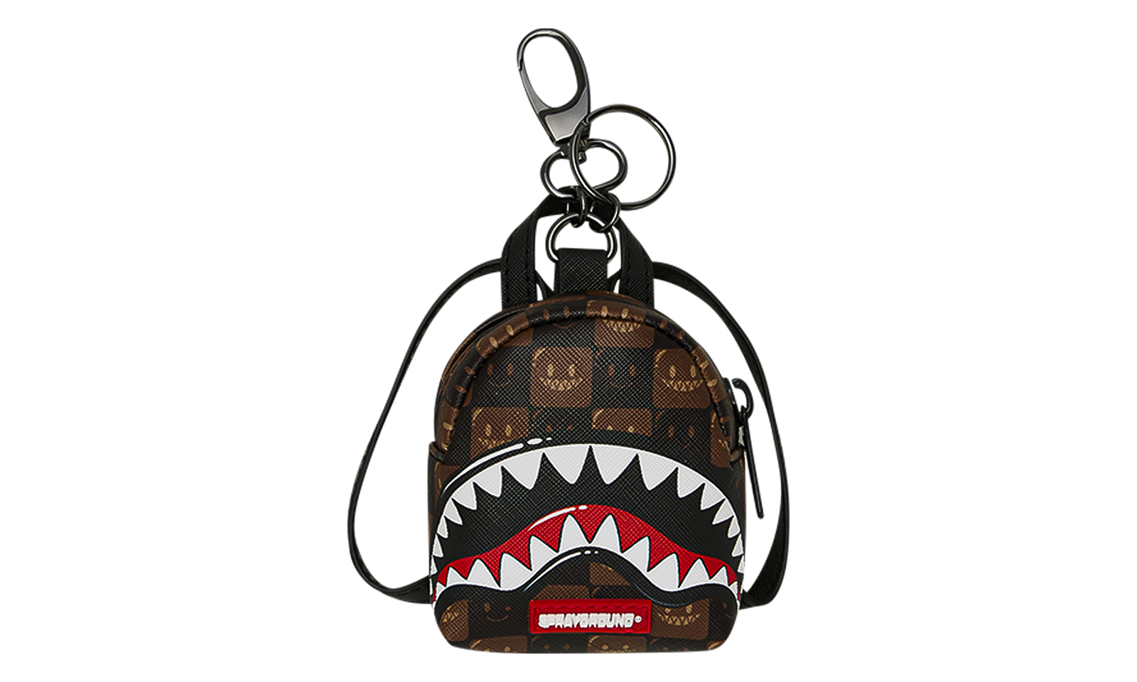 SHARKS IN PARIS BUBBLE CHECK BACKPACK KEYCHAIN 