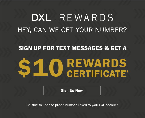 Be the first to know. Sign up for texts to be the first to hear about member-exclusive offers. Sign up now.