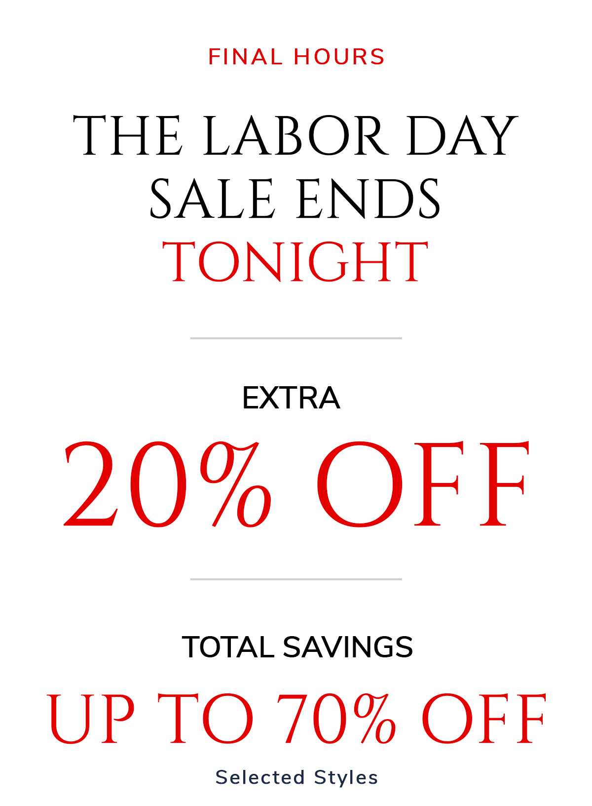 labor day sale