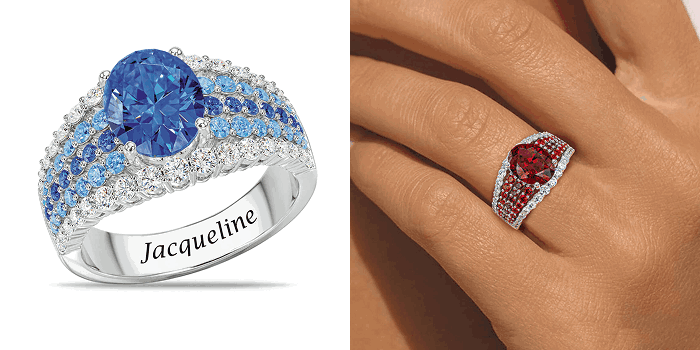 Personalized Birthstone Legacy Ring