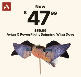 Avian X PowerFlight Spinning Dove Decoy Now $47.99