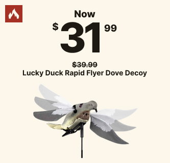 Lucky Duck Rapid Flyer Dove Decoy Now $31.99