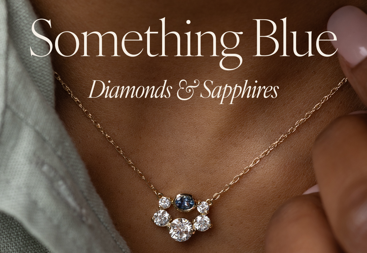 Something Blue: Diamonds & Sapphires