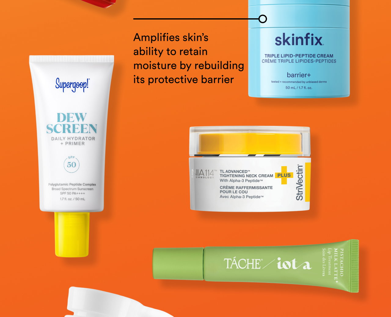 Amplifies skin's ability to retain moisture by rebuilding its protective barrier | Shop now