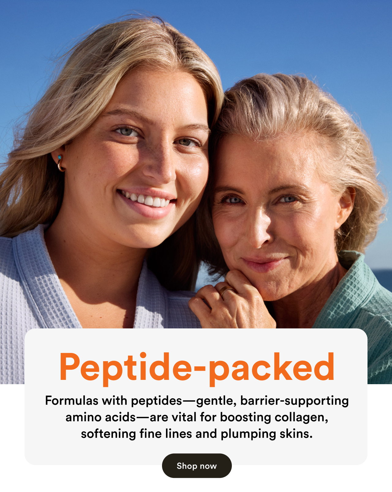 Peptide-packed | Formulas with peptides-gentle, barrier-supporting amino acids-are vital for boosting collagen, softening fine lines and plumping skins | Shop now