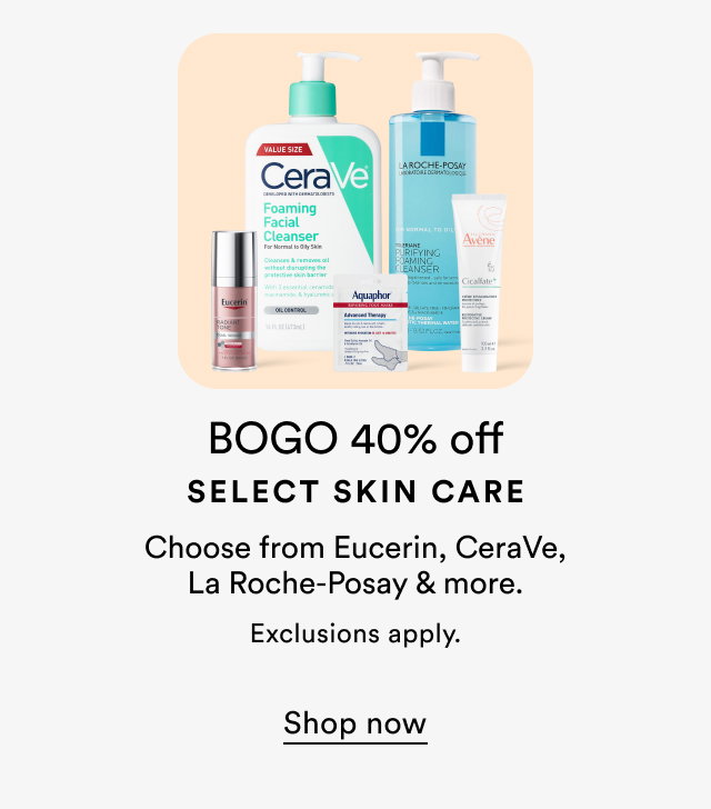 BOGO 40% off Select Skin Care | Shop now