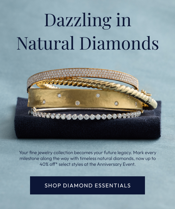 Dazzling in Natural Diamonds