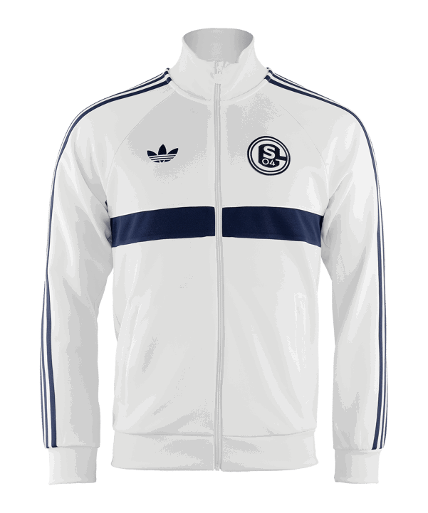 adidas Originals FC Schalke 04 Jacke Weiß