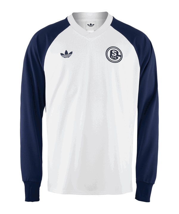 adidas Originals FC Schalke 04 Prematch Longsleeve 2026/2027 Weiß