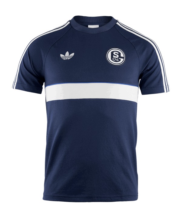 adidas Originals FC Schalke 04 T-Shirt Blau