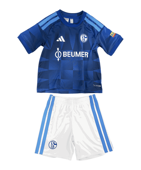 adidas FC Schalke 04 Mini Trikot Set Home 2026/2027 Kids Blau