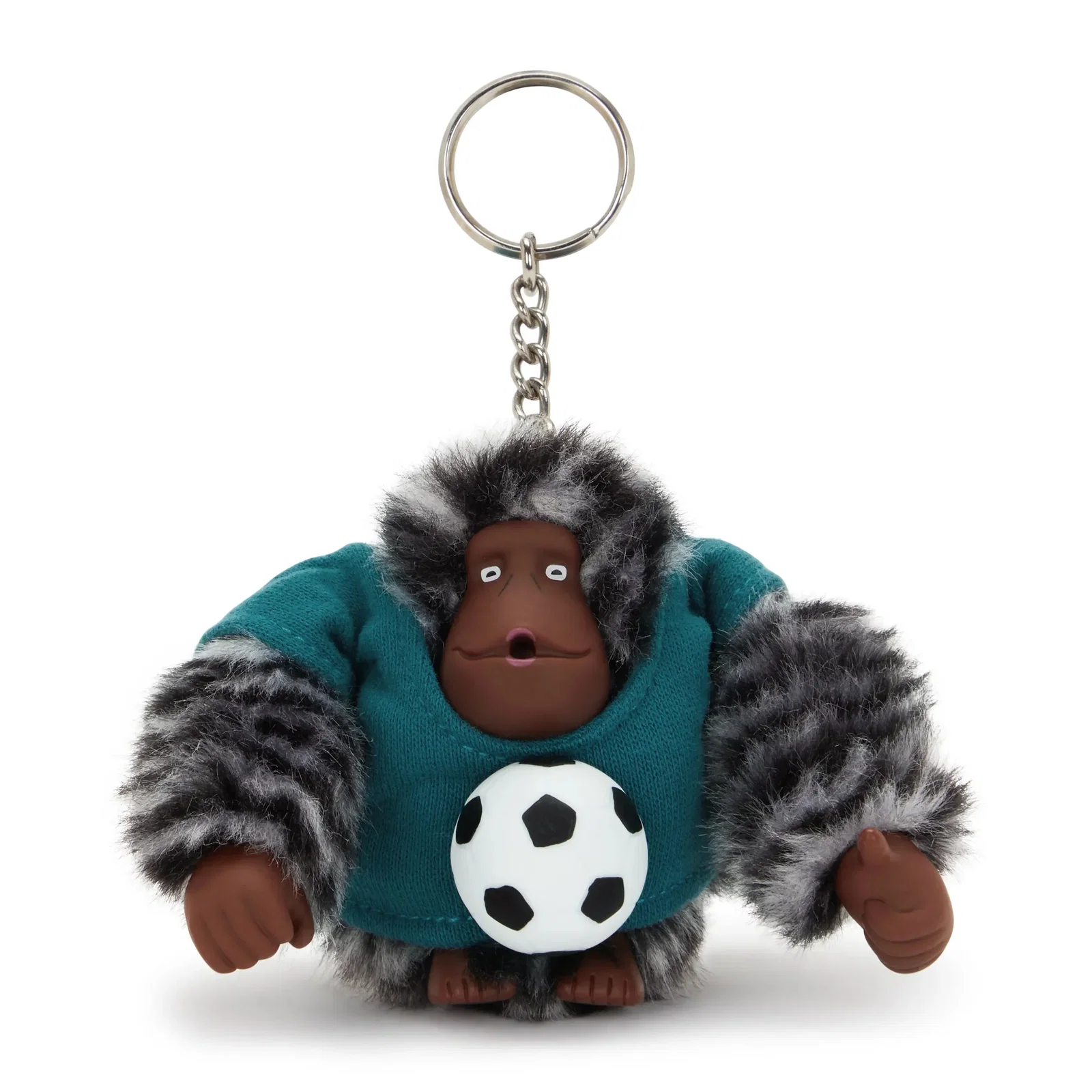 Kipling Monkey Keychain-Stripy 26