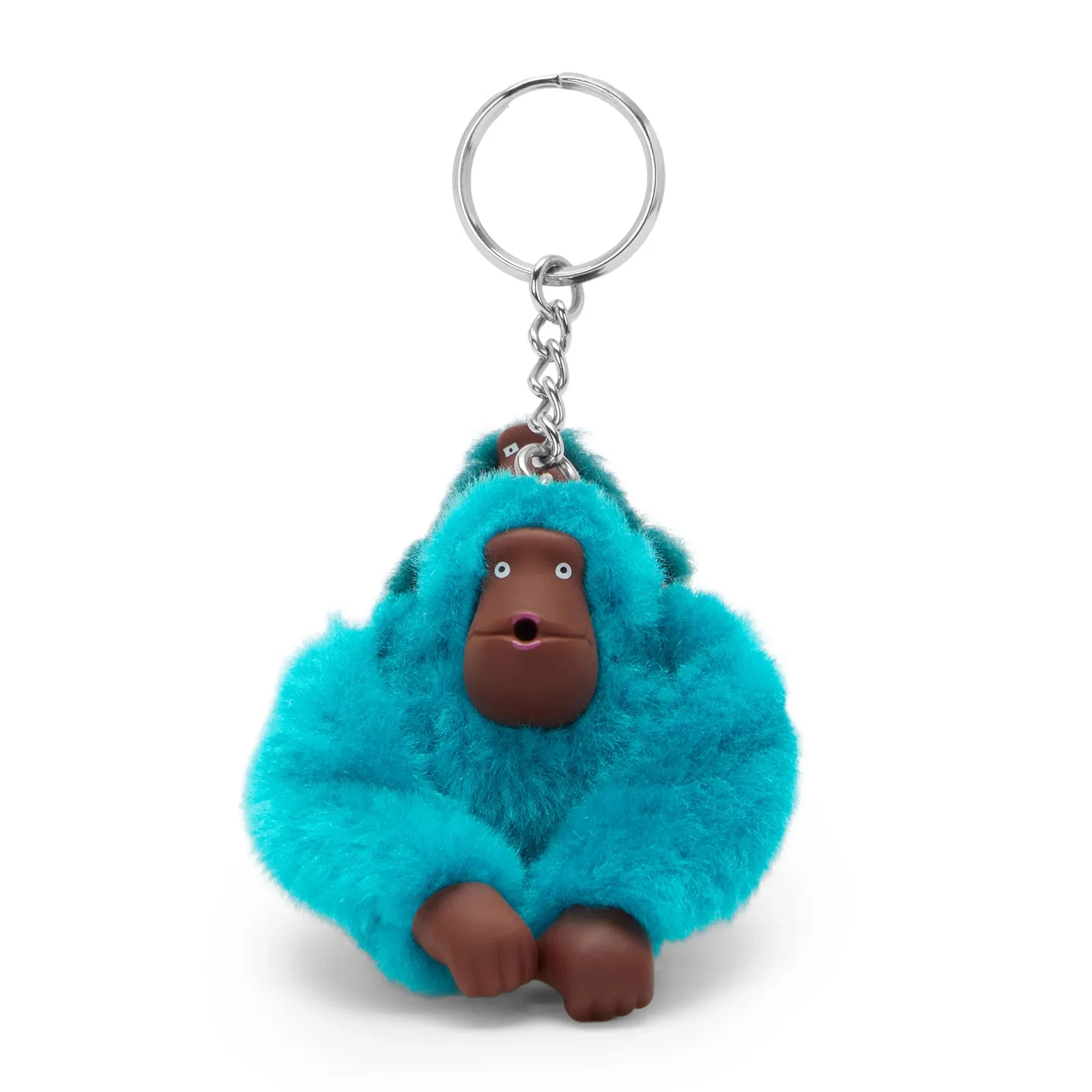 Mom and Baby Sven Monkey Keychain-Opal Sky
