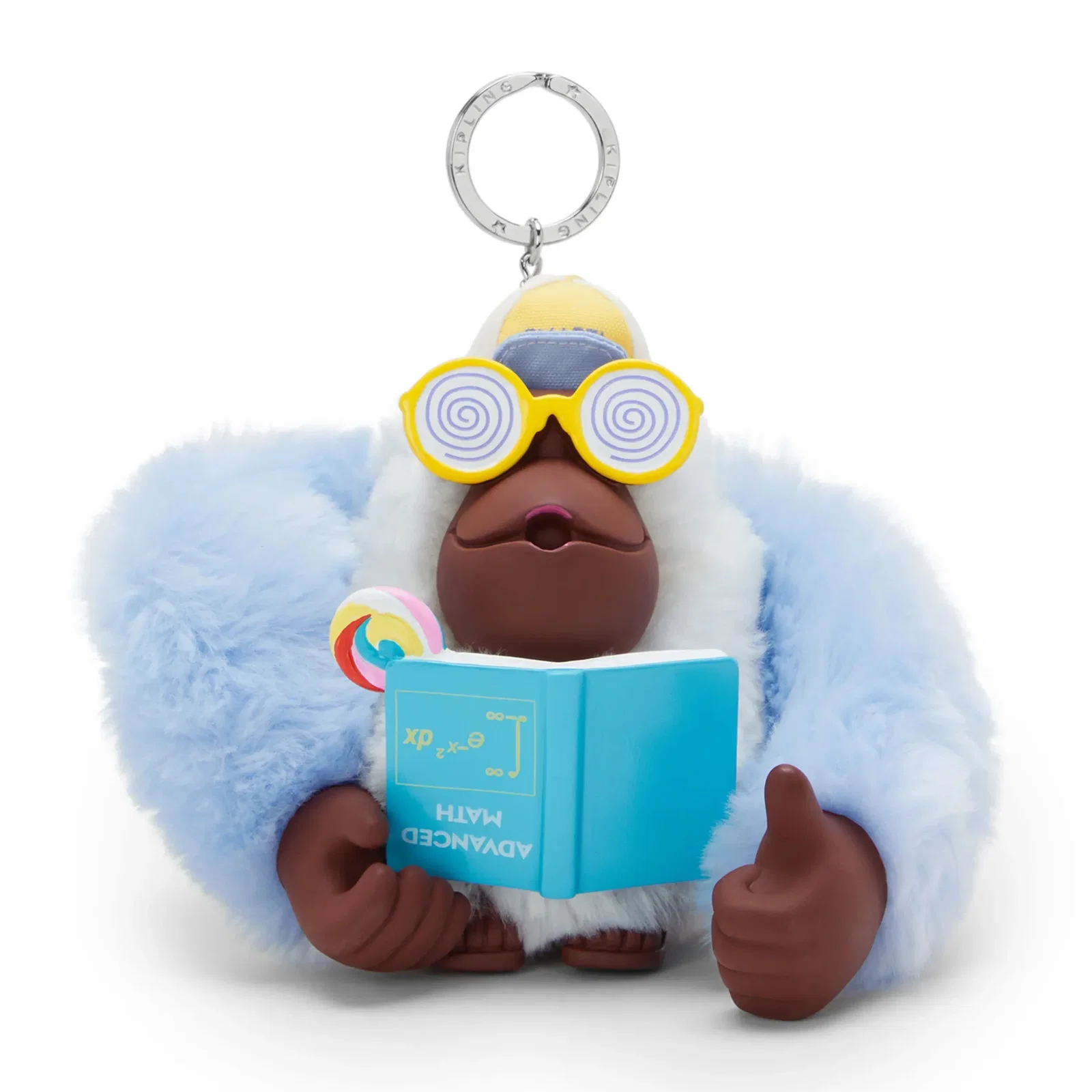 Cool School Monkey Keychain-School Blue