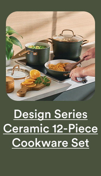 Design Series Ceramic 12-Piece Cookware Set