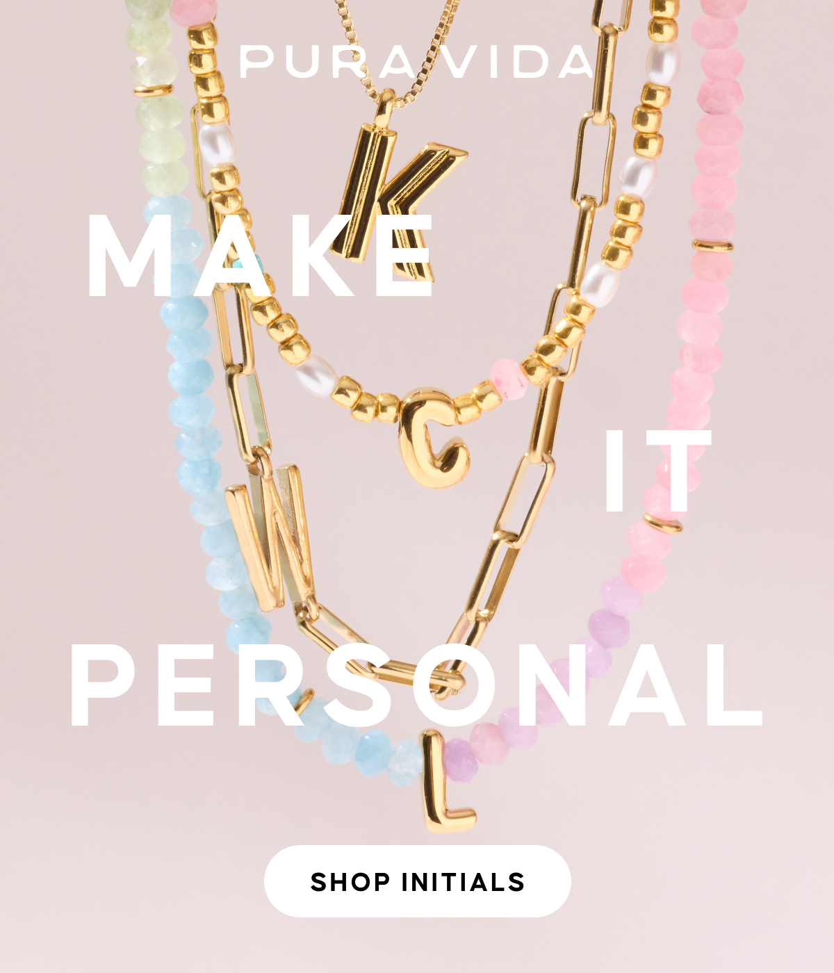 MAKE IT PERSONAL | SHOP INITIALS 