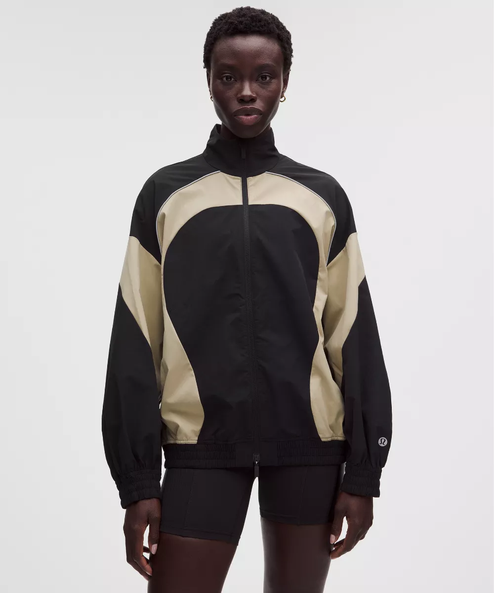 Ventilated Oversized Track Jacket