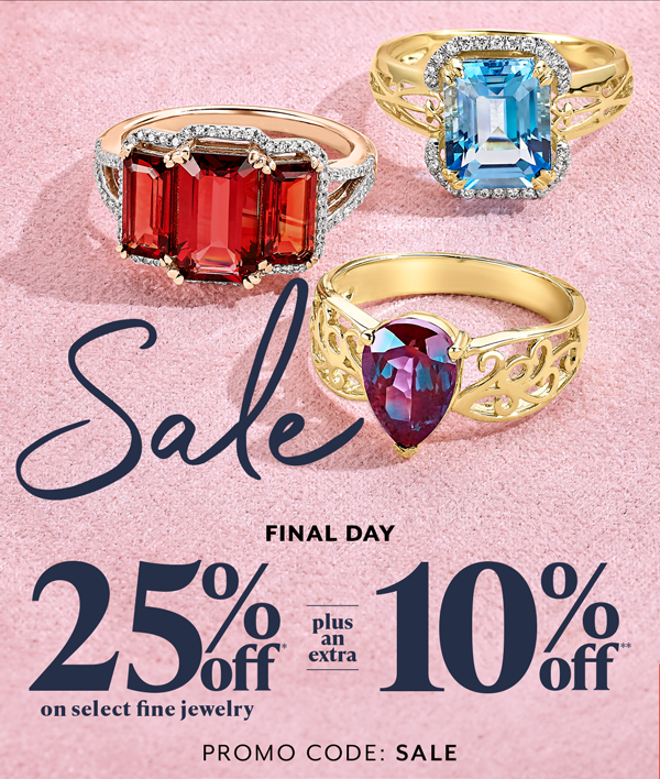   Final Day! Shop Sale - Extra 10% Off
