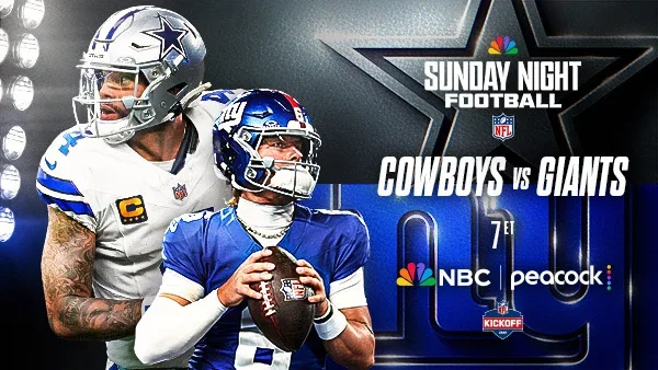 Sunday Night Football | Cowboys vs Giants