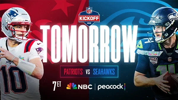 Patriots vs Seahawks | Tomorrow 7ET