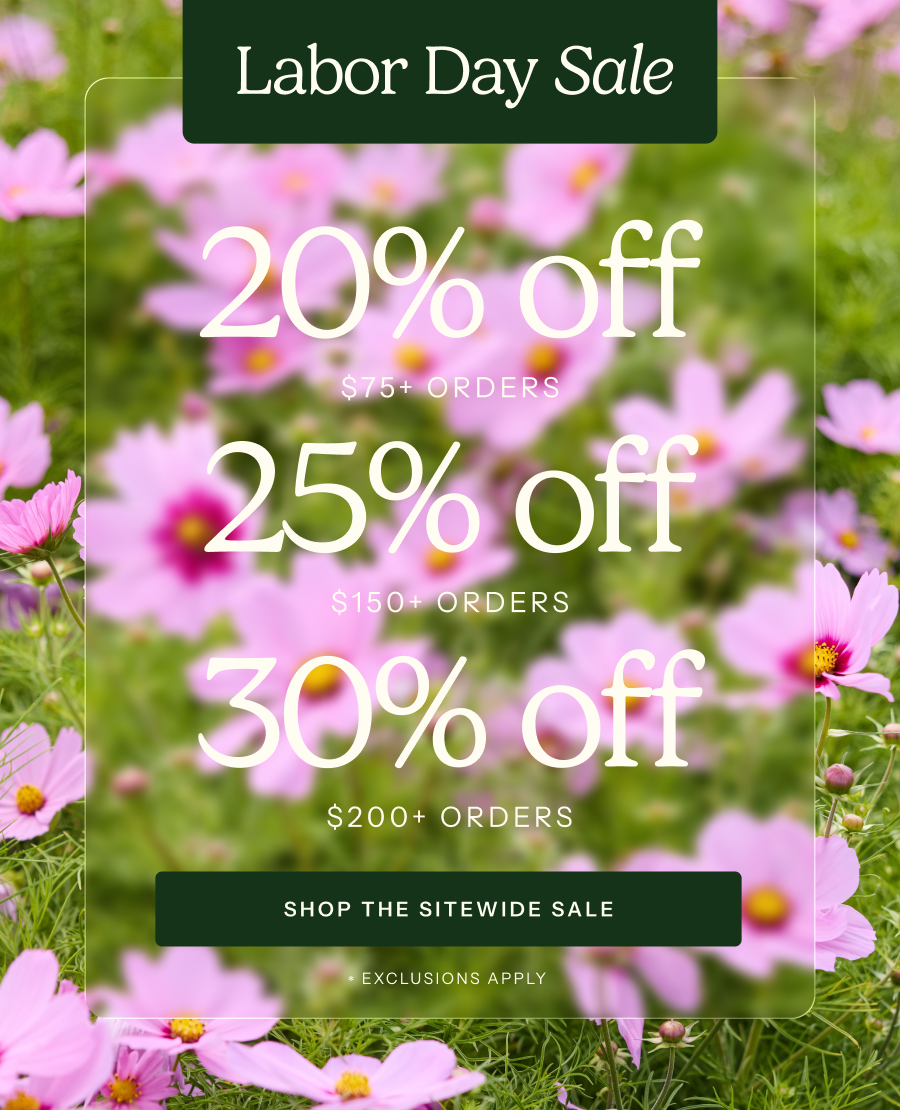 Labor Day Sale - 20% off $75+, 25% off $150+, 30% off $200+ - Shop the Sitewide Sale - Exclusions Apply