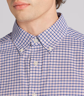 Joseph Abboud Classic Fit Grid Pattern Button Up Shirt