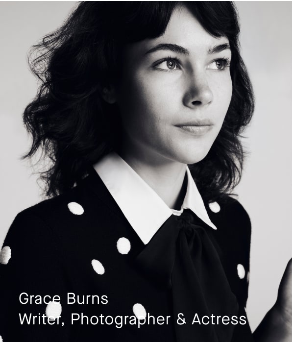 Grace Burns Writer, Photographer & Actress