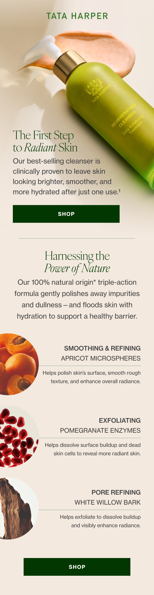 Our best-selling cleanser is clinically proven to leave skin looking brighter, smoother, and more hydrated after just one use.1 