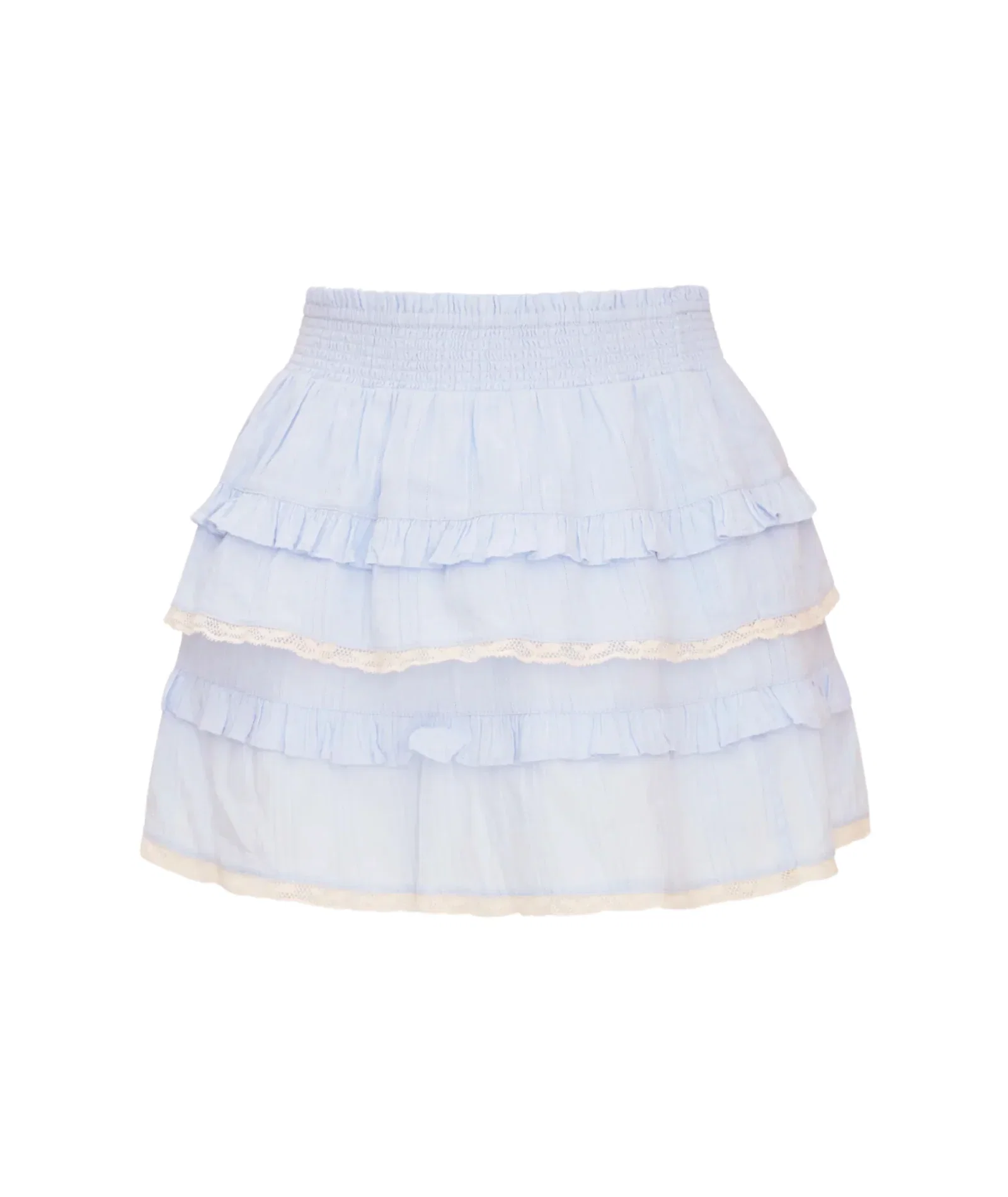 Image of Love Shack Fancy Tween Billie Skirt Chambray Sky