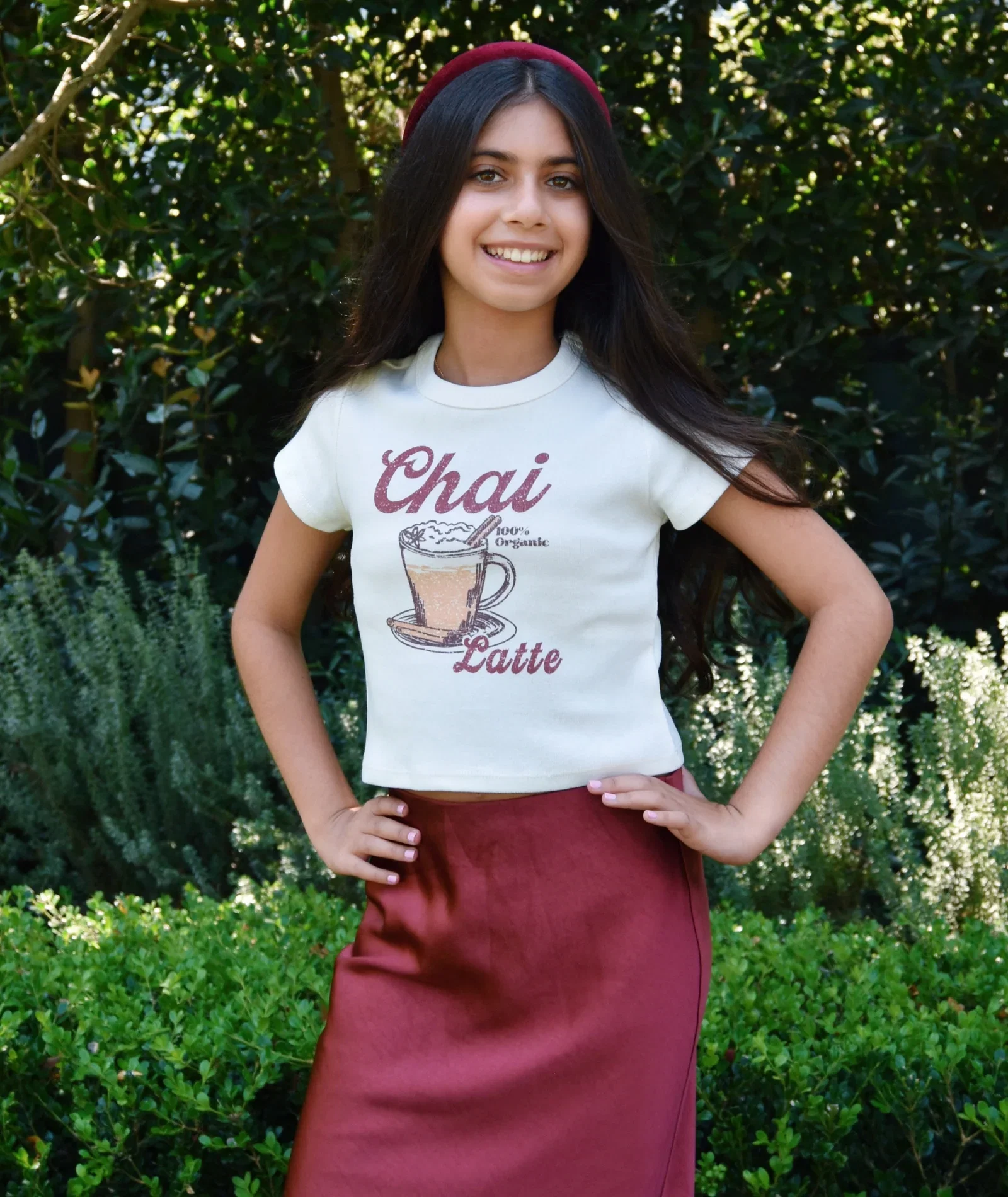 Image of Katie J NYC Girls Chai Baby Tee