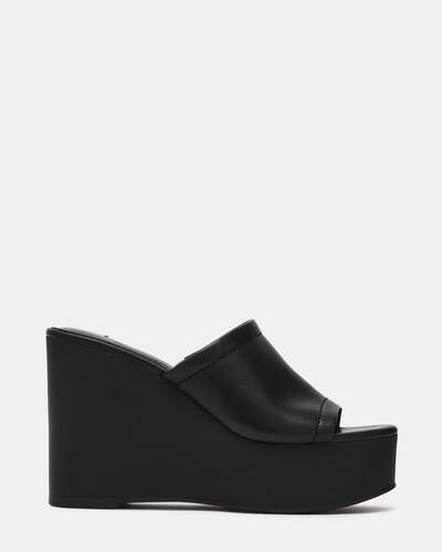 CASSI BLACK LEATHER
