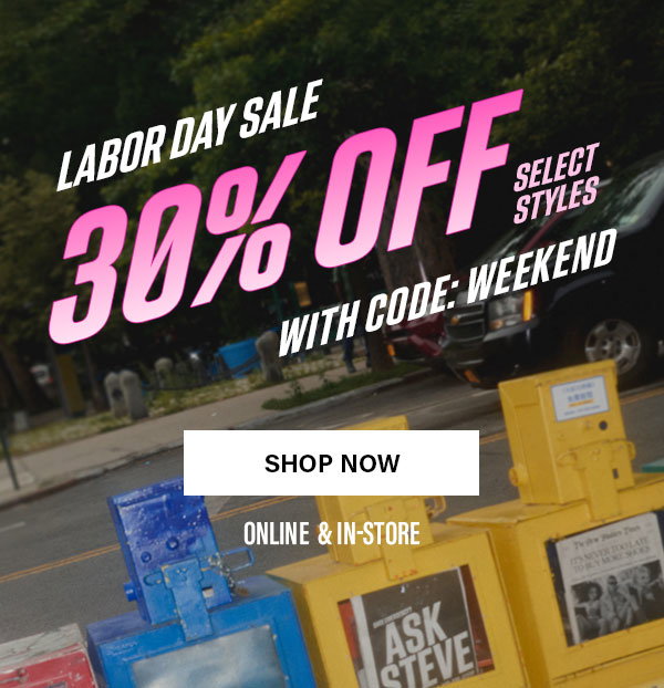 30% Off Select Styles
