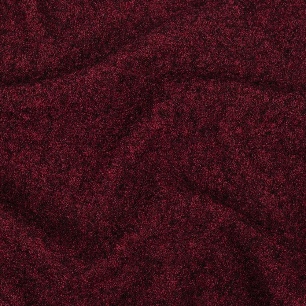 Image of Boiled Wool Coating Fabric - Marbled Windsor Wine Red - Ketil Collection